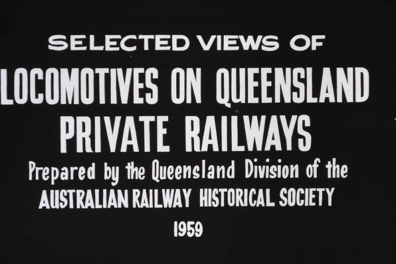 Locomotives on Queensland private railways - ARHS Qld
