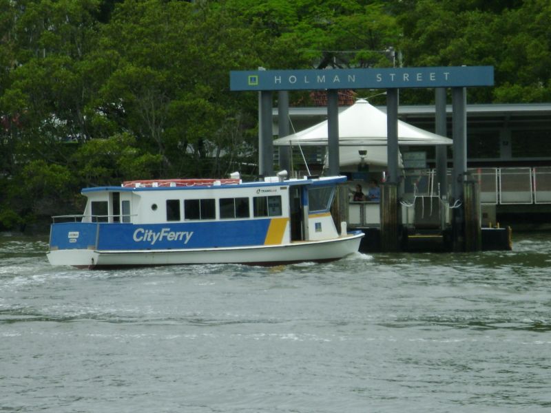 CityFerry
CityFerry at Holman Street ferry terminal c. 2010.
