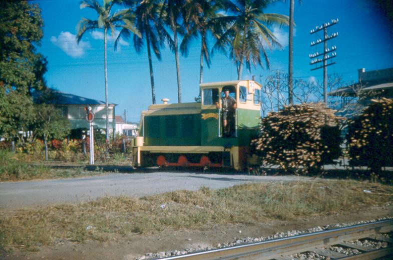 Clyde 0-6-0
"Adelaide" 2' Clyde 0-6-0 at Ingham Queensland 2', 1959.
