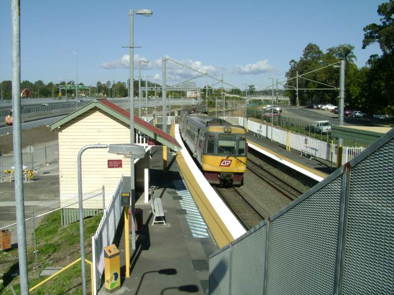 Gailes
EMU departing Gailes station. 
31 July 2011
