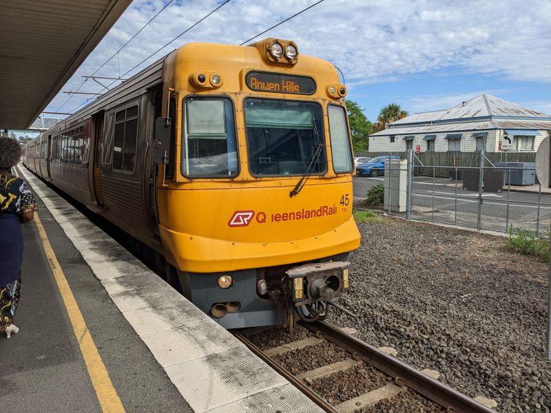 EMU 45 at Goodna
EMU 45 DOWN Goodna 2022.
