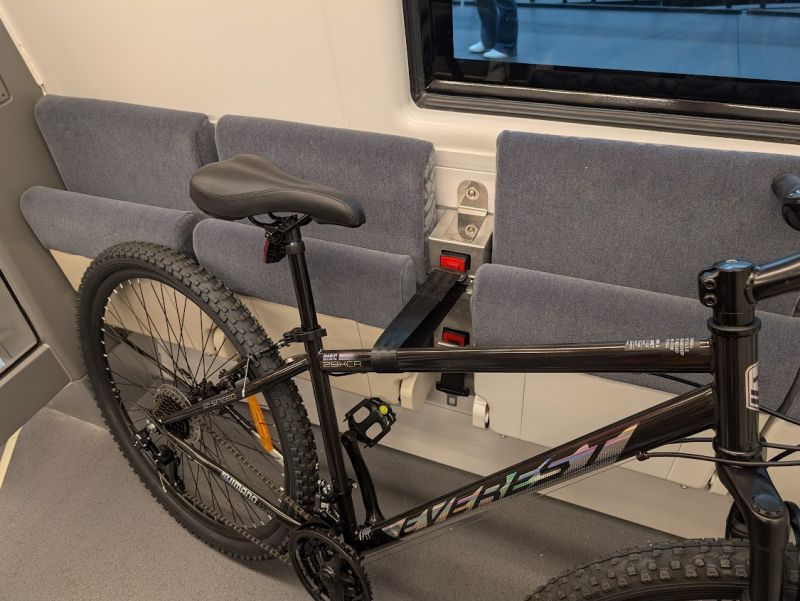 Provision for bicycles.
