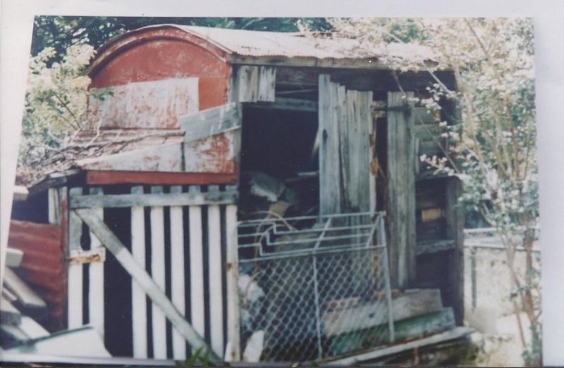 Van in the backyard at a property in Fairfield, suburban Brisbane.
In the early 1990s I received a phone call from a Fairfield resident who said he had a railway van in his back yard. Been used as a chook shed. I went to the property.
What did I find? I found the remains of an Innisfail 7' guards van ...

